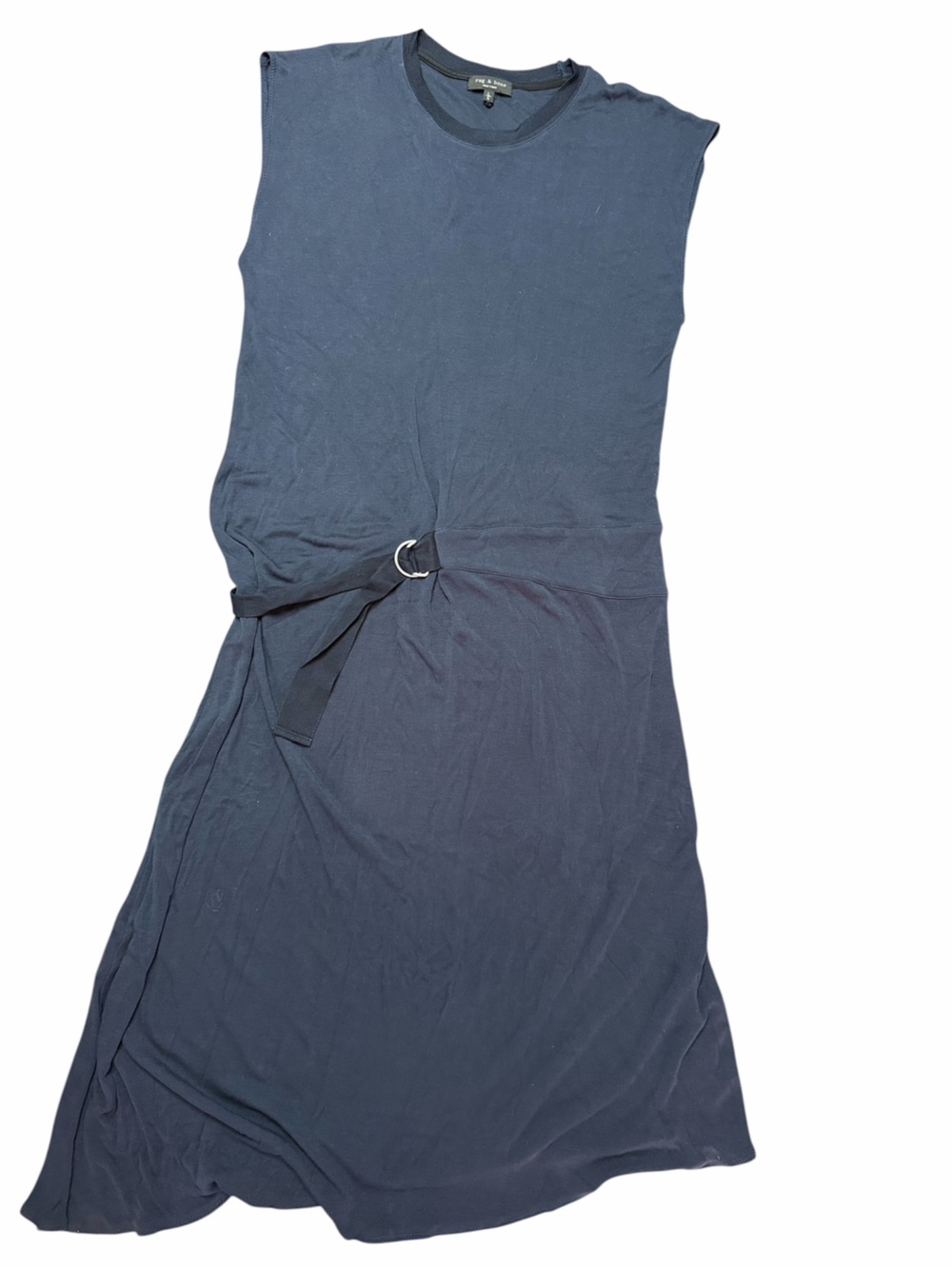 rag & bone navy sleeveless pull-on maxi dress